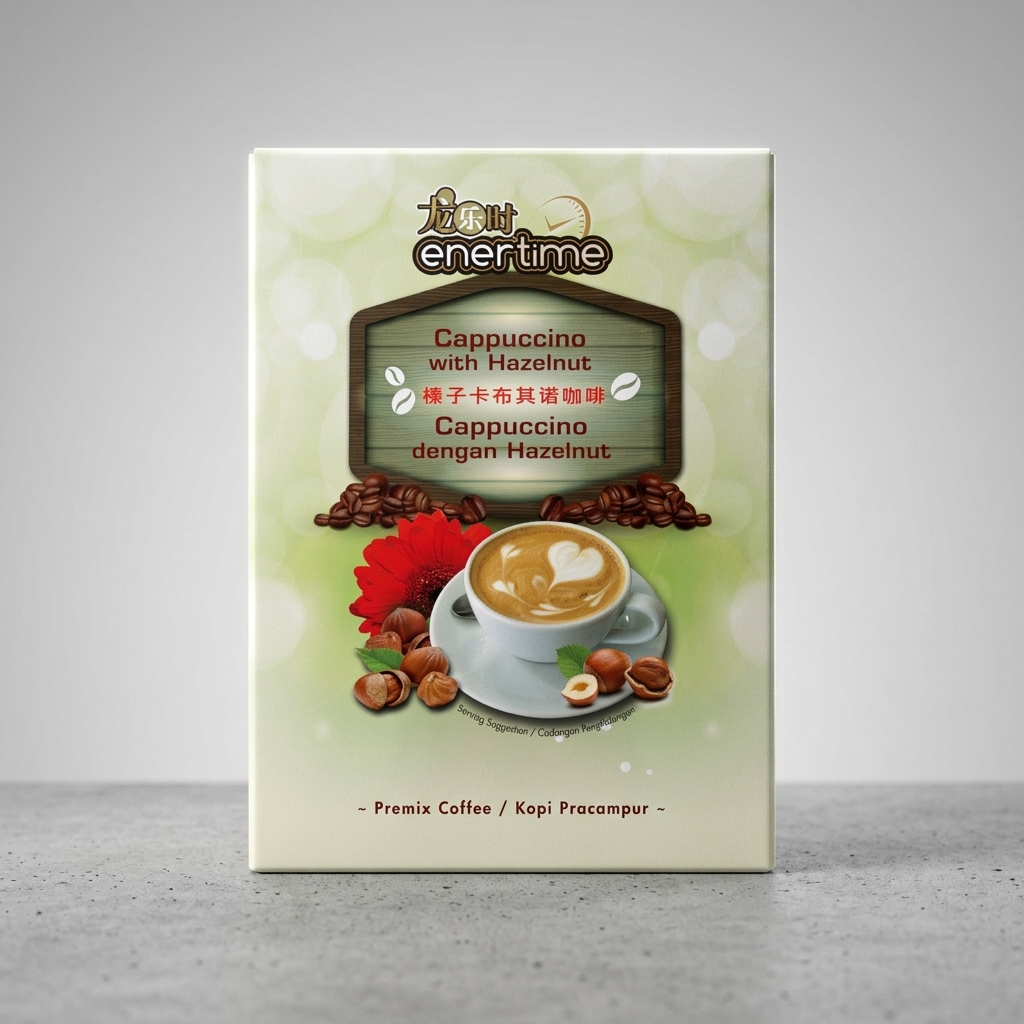 Enertime Cappuccino with Hazelnut
